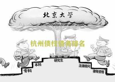 杭州债权债务排名