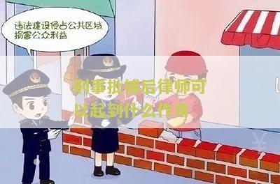 刑事批捕后律师能做什么工作及接下来的步骤