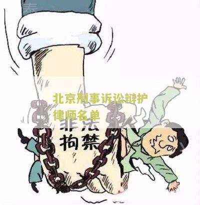 北京刑事诉讼辩护律师名单