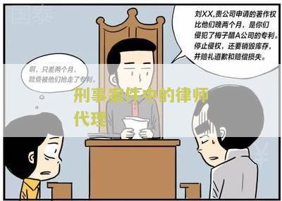 刑事案件中的律师代理