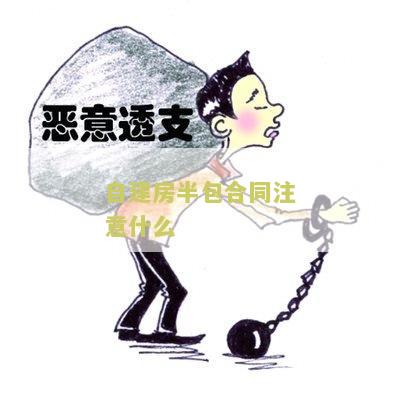 自建房半包合同注意什么