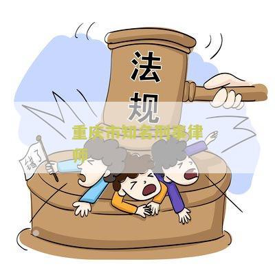 重庆市有名刑事律师及事务所排名