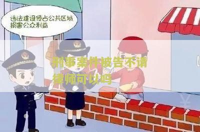 刑事案件被告不请律师可以吗 刑事案件被告不请律师可以吗