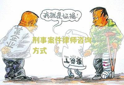 刑事案件律师咨询方式有哪些类型及费用