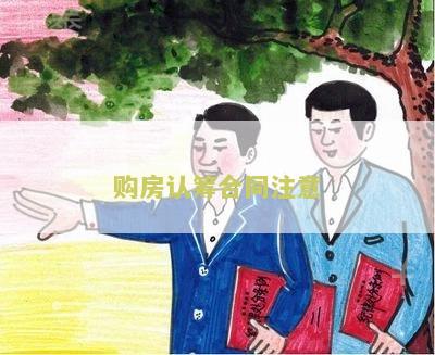 购房认筹合同注意：我需要了解购房认筹合同的注意事和要求