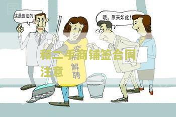 和二手商铺签合同注意：我需要了解和二手商铺签合同的注意事