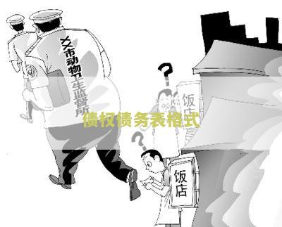 债权债务表格式：如何制作一份清晰易懂的债权债务表？