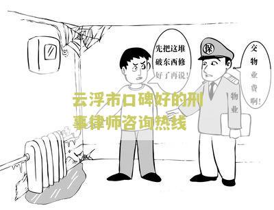 云浮市口碑好的刑事律师咨询热线是哪个