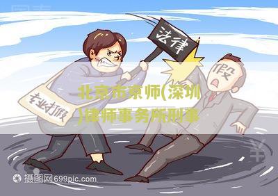 北京市京师(深圳)律师事务所律师名单及代表律师