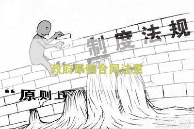 政府采购合同注意哪些问题及建议