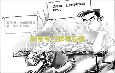 刑事专门律师豆瓣