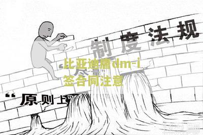 比亚迪dm-i签合同注意