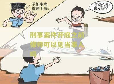 刑事案件开庭之前律师可以见当事人吗