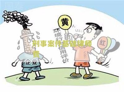 刑事案件基础律师费：了解案件类型对费用的影响