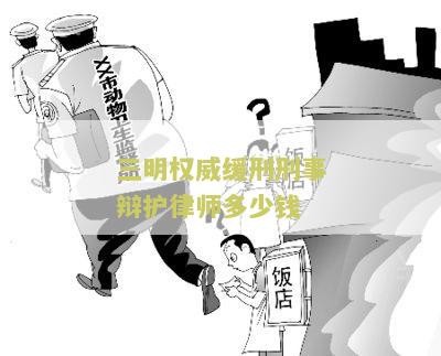 三明权威缓刑刑事辩护律师多少钱？我需要咨询相关法律服务的价格。