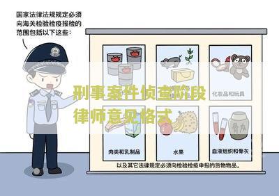 刑事案件侦查阶律师意见格式及注意事