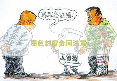 墨色封窗合同注意