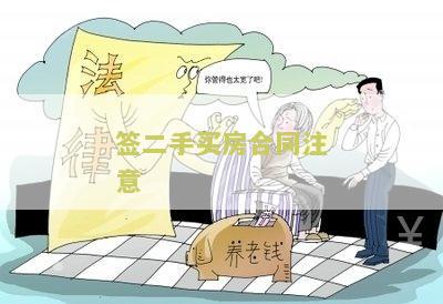 签二手买房合同注意哪些方面的问题和技巧