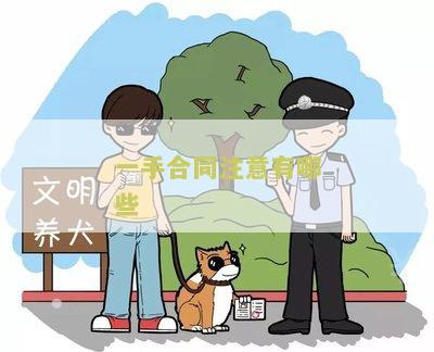 一手合同注意的内容和要求