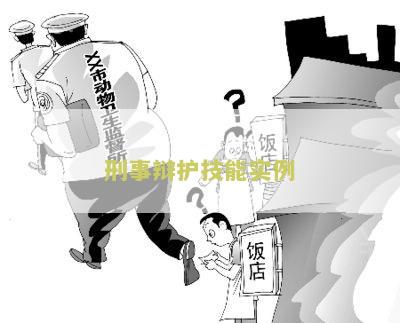 刑事辩护技能实例分析报告及题示