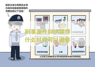 刑事案件辩护律师什么时候可以阅卷
