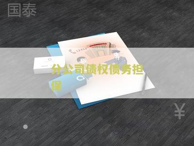 分公司债权债务担保协议