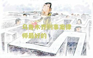 乌木齐刑事案律师最好的