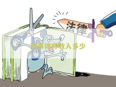 刑事案件律师收入高吗？收入多少钱？