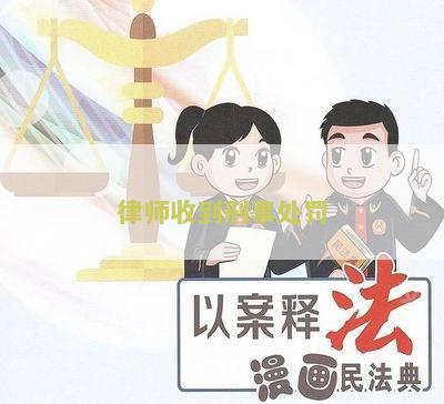 律师收到刑事处罚怎么处理