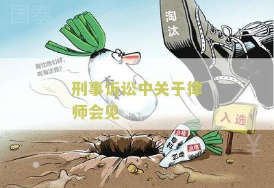 刑事诉讼中关于律师会见
