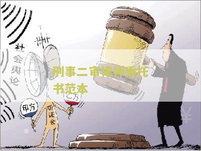 刑事二审律师委托书本