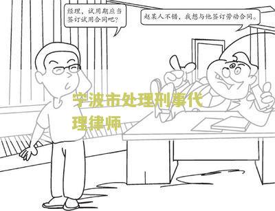 波市处理刑事代理律师电话号码