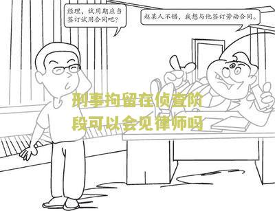 刑事拘留在侦查阶段可以会见律师吗