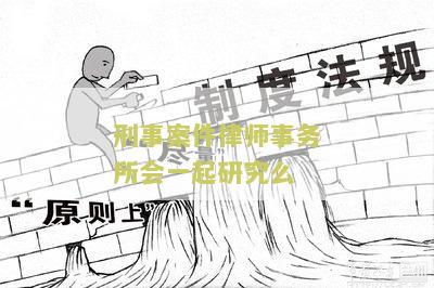 刑事案件律师事务所会一起研究么