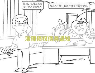 债权清理报告怎么写范文及模板